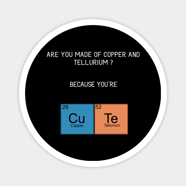 Chemistry love Magnet by AdriaStore1